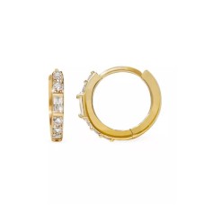 14k Gold Plated Irisawa Hoop Earrings