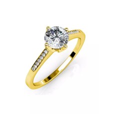 Krystal Couture Covenant Ring Embellished With Swarovski Crystals - Us 9