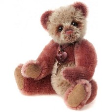 Charlie Bears Mohair Keyring Bear Slipper