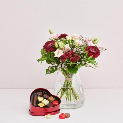 The one for my lover with a chocolate heart