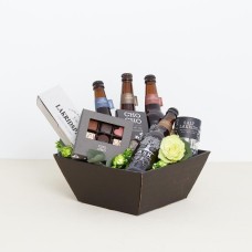 Father's beer box with sweets