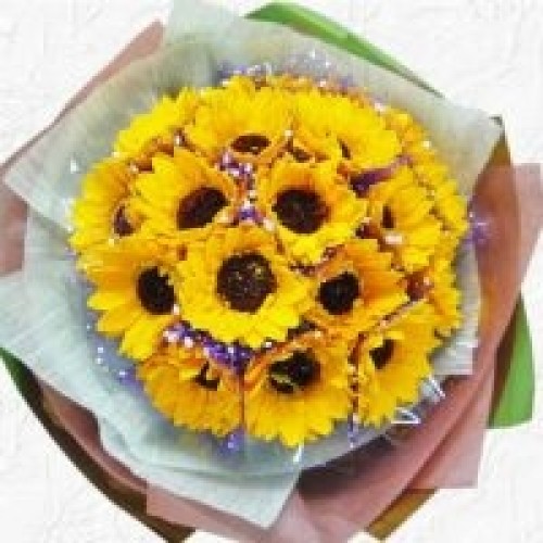 Sunflower Made By Soap HandBouquet