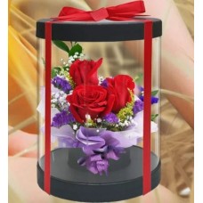 51 Red Roses Valentine's Day Hand Bouquet With Butterfly