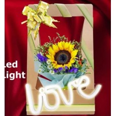 13 Red Roses in Special Standing Box