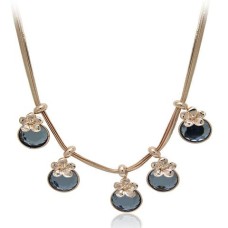 Crystal Rose Gold Necklace