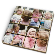 Chocolate blocks with picture (16 pcs)