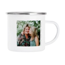 Personalized enamel mug