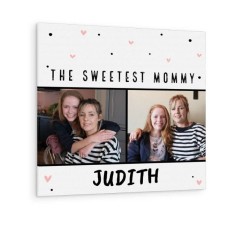 Mother's Day photo on canvas (40 x 40 x 4 cm)