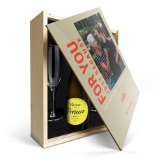 Personalised Champagne gift set - Riondo Proscecco Spumante