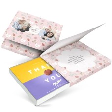 Personalised Milka chocolate gift box - Easter - 110 grams