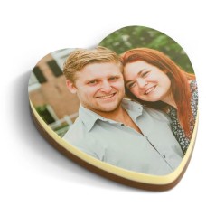 Personalized chocolate heart