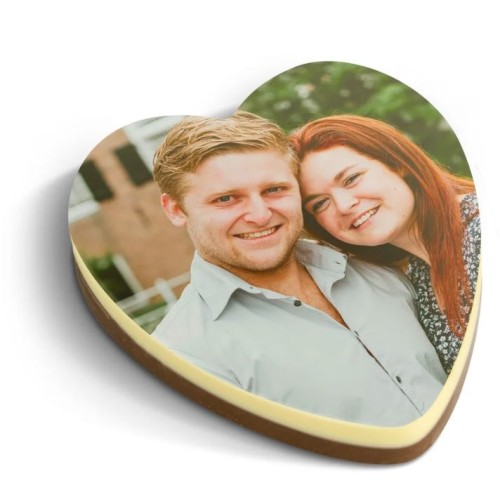 Personalized chocolate heart
