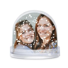 Personal snow globe - Hearts (sparkles)