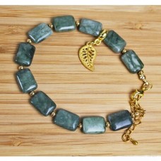 Bracelet Canadian Jade with charm