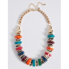 Chunky Tube Collar Necklace