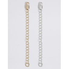 Gold and Silver Plated Necklace Extenders