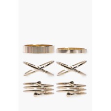 Claire Simple Stackable Mixed 6 Ring Set