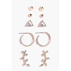 Ear Cuff & Stud 5 Earring Set