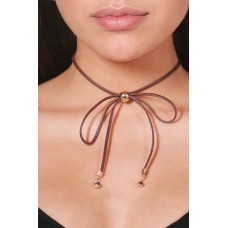 Phoebe Skinny Corn Bow & Bell Choker