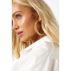 Chunky Chain Hoop Earrings