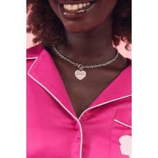 Barbie T Bar Heart Detailed Necklace