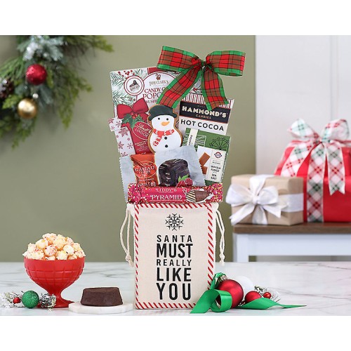 Santa Must Really Like You Gift Basket