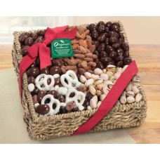 Mendocino Organic Chocolate And Nut Gift Basket