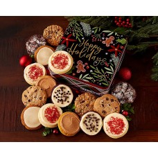 Winterberry Happy Holidays Gift Cookie Tin