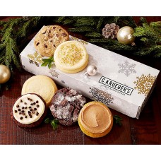 Silver and Gold Snowflake Half Dozen Cooke Sampler