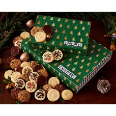 Evergreen Trees Cookie Gift Boxes - Mini Cookies