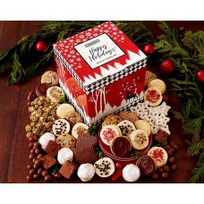 Winter Deer Gourmet Box - Mini Cookies and Snacks