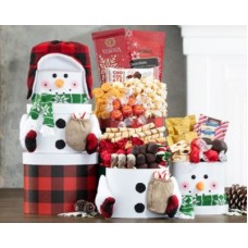 Snowman Chocolate Tower
