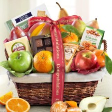 Congratulations Deluxe Fruit Basket