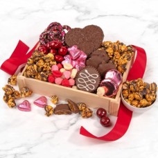 Deluxe Valentine Chocolate Gift Crate