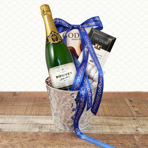 Happy Graduation Champagne Gift Basket