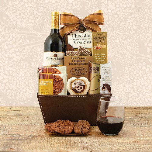 Cabernet & Chocolate Gift Basket