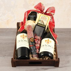 DeLoach Classic Charcuterie Tray and Wine Duo Gift