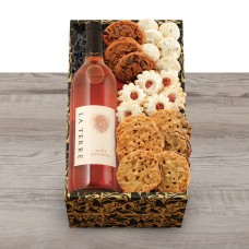 La Terre White Zinfandel & Snax Gift Box