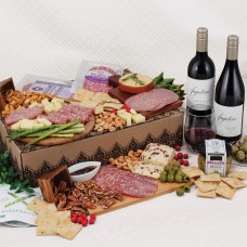 Wine Duo & Charcuterie Gift Box