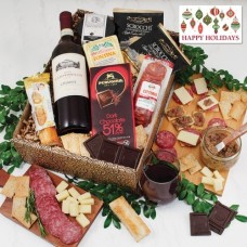 Buona Vita Italian Vino & Antipasto Gift Box - Holidays