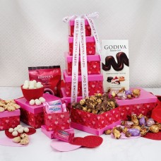 Valentine's Tower of Love 5-Tier Snack Set