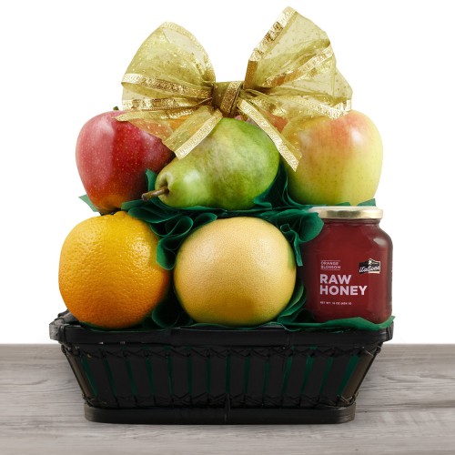 Fruit N' Honey Gift Basket