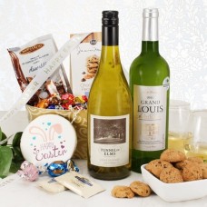 Easter White Wine Duo Gift Basket