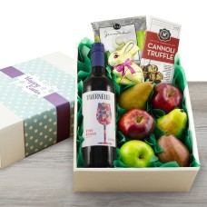 Easter Celebration Red Wine & Fresh Fruit Gift Box
