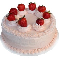 1/2 Kg Strawberry Cake