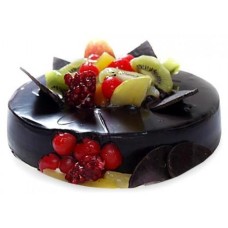2 Kg Fresh Fruit Chocolate Cake