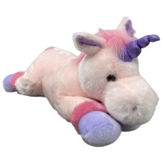 Unicorn Mythical Creature large stuffed animal Luna Pink soft toy Korimco Toys