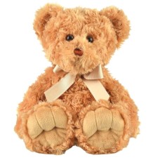 Max Large Teddy Bear Beige Soft Plush Toy 33cm bears by Korimco