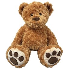 Marley Brown Teddy Bear Large Soft Plush Toy 33cm sitting height bear by Korimco