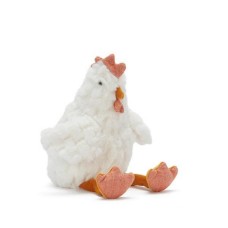 Charlie the Chicken Rattle babysafe soft plush by Nana Huchy